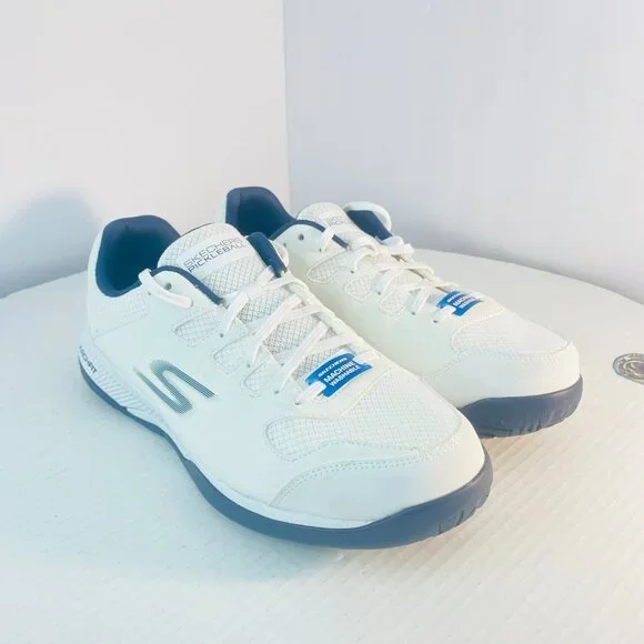 Skechers Go Train Arch Fit Viper Court-Pickleball (White/Navy) Tennis for Mens - Picture 13 of 17